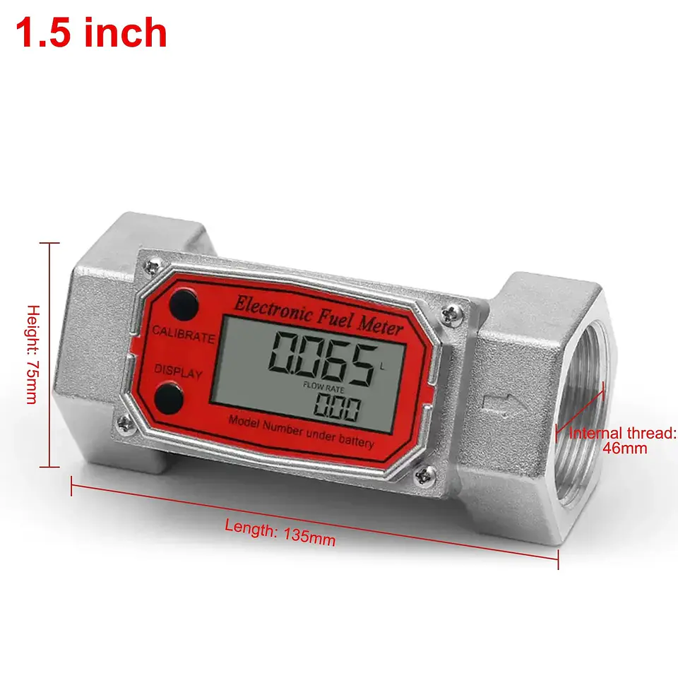 Medidor de flujo de turbina digital para líquidos 2