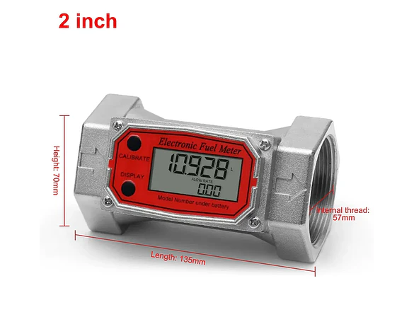 Medidor de flujo de turbina digital para líquidos