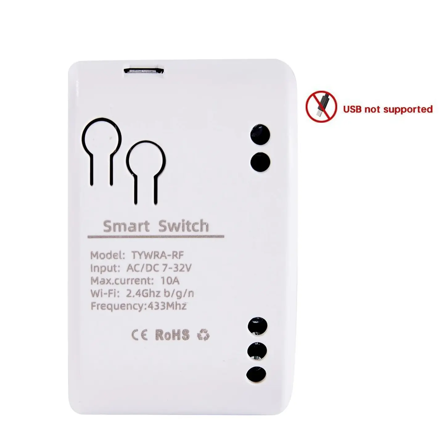 Interruptor inteligente Wifi 10A control remoto 2