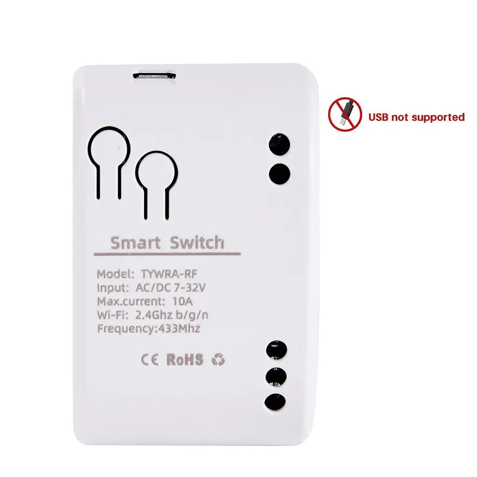 Interruptor inteligente Wifi 10A control remoto 2