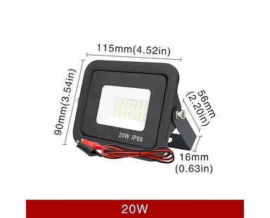 Luz de Inundación LED 12V para Exteriores