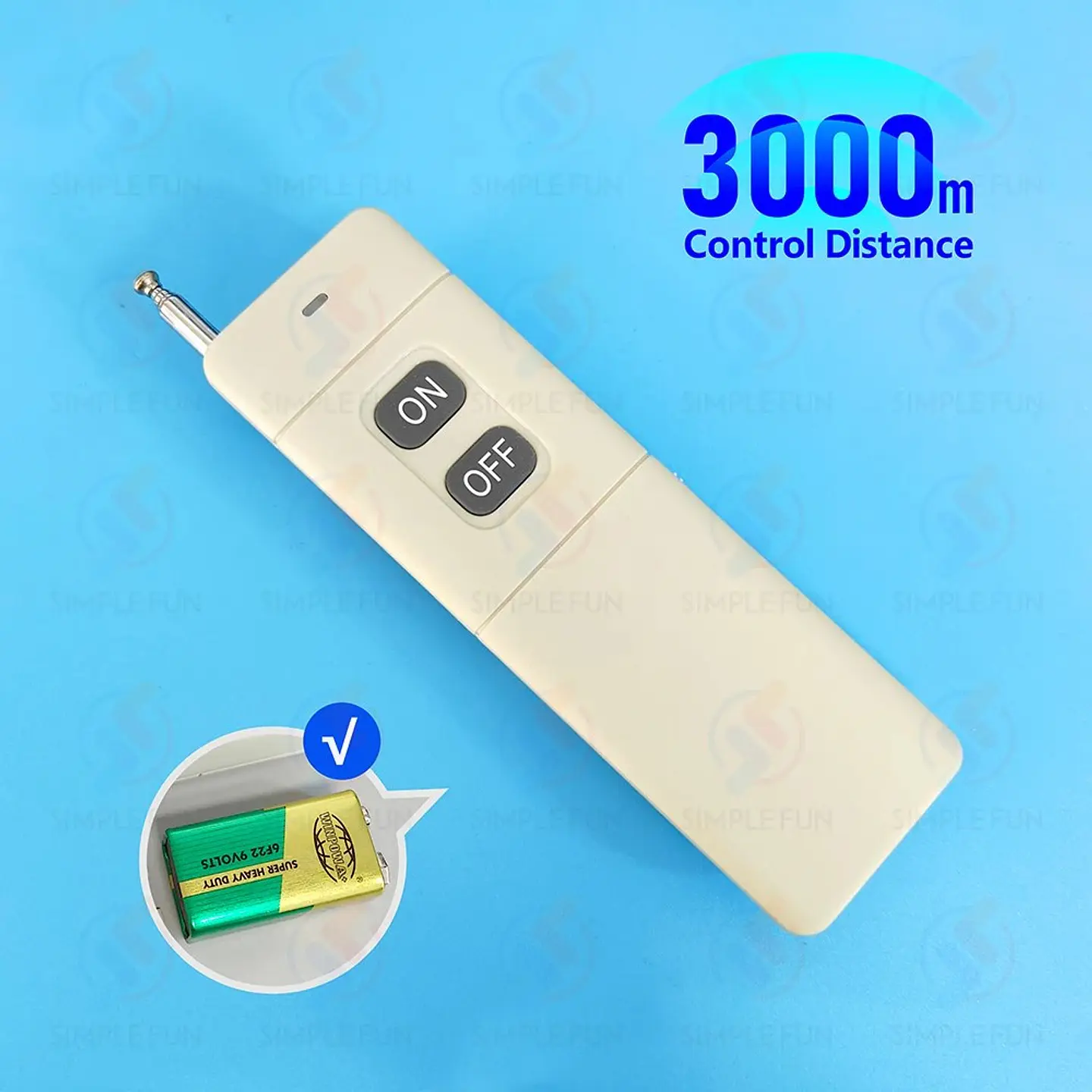 Transmisor RF 433MHz de larga distancia 3