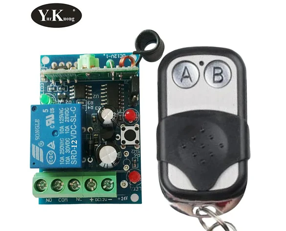 Interruptor remoto inalámbrico DC12V RF