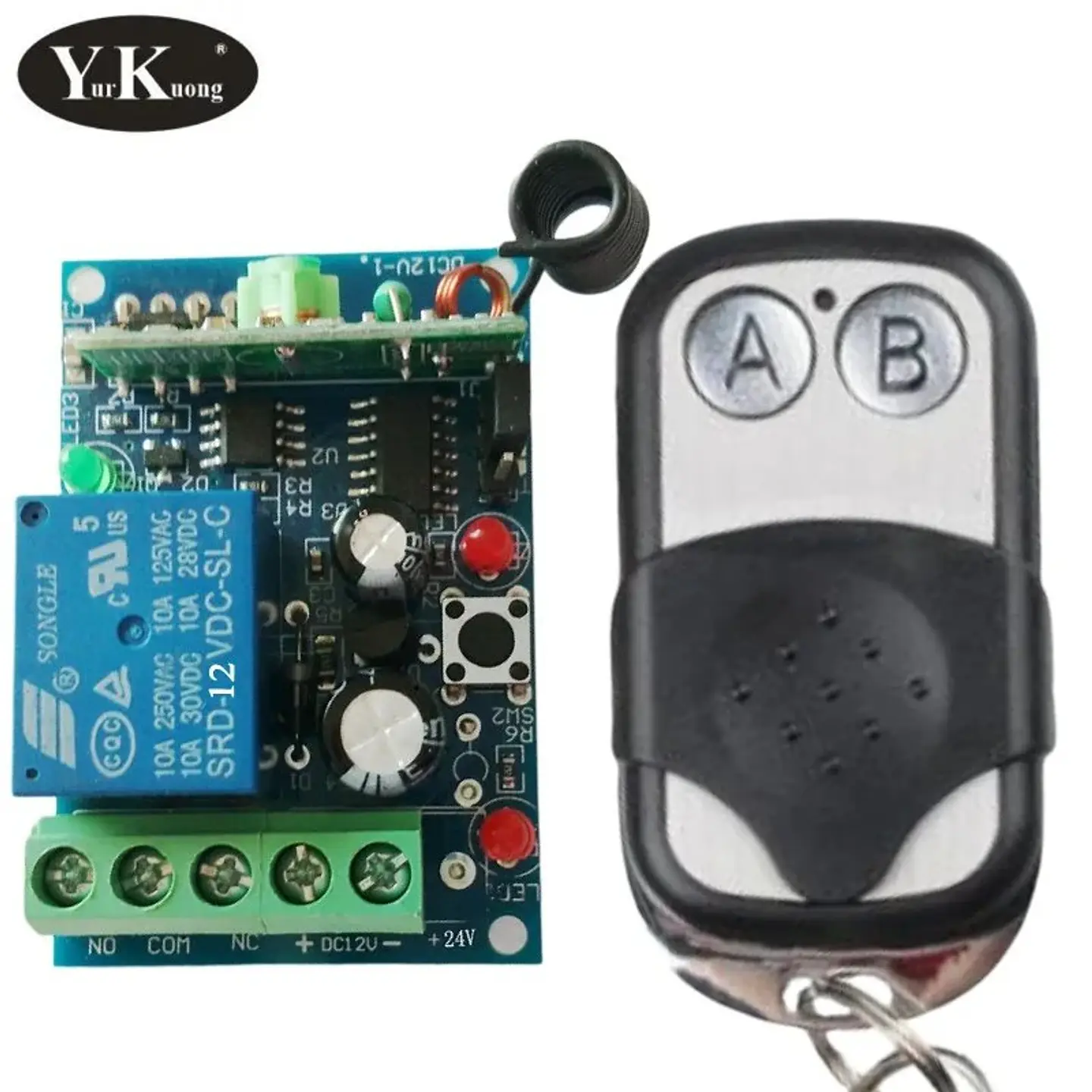 Interruptor remoto inalámbrico DC12V RF 3