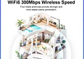 Router WiFi 4G LTE 300Mbps para 32 Dispositivos