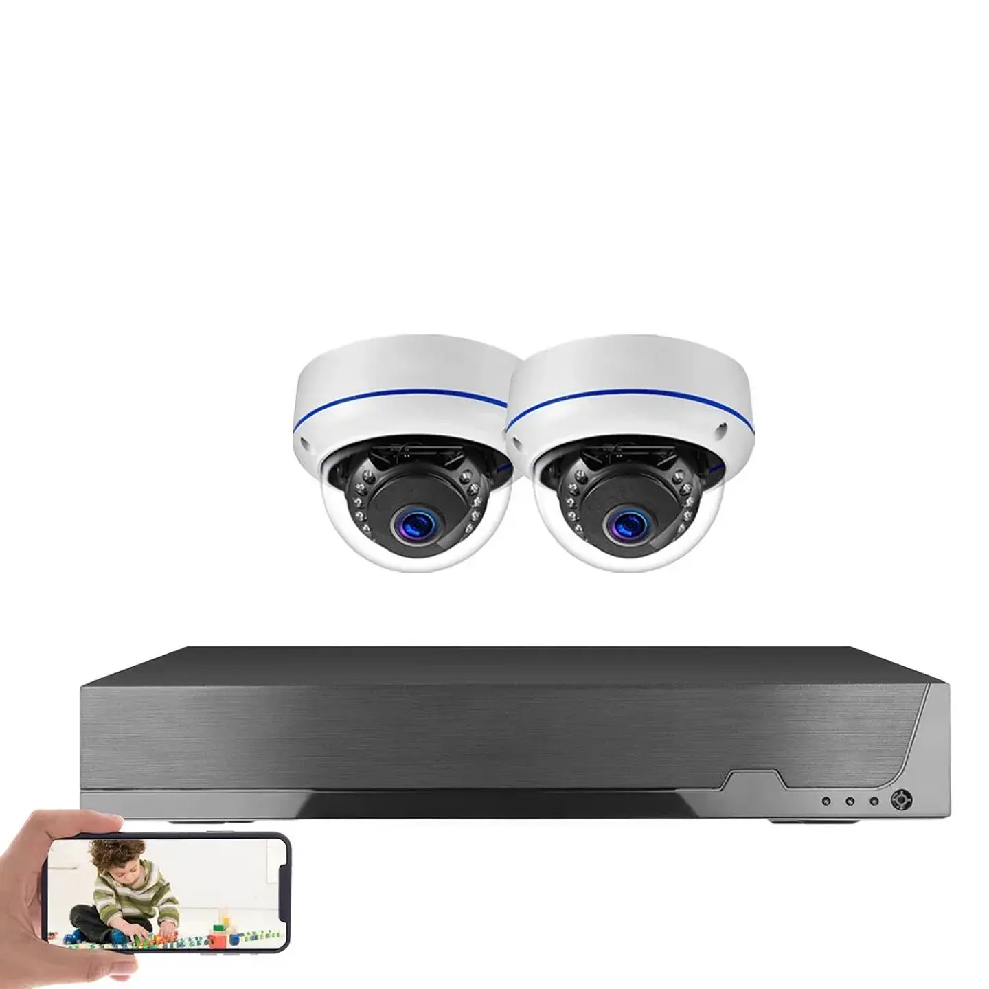 Kit de cámaras de seguridad POE 4K 8MP 7