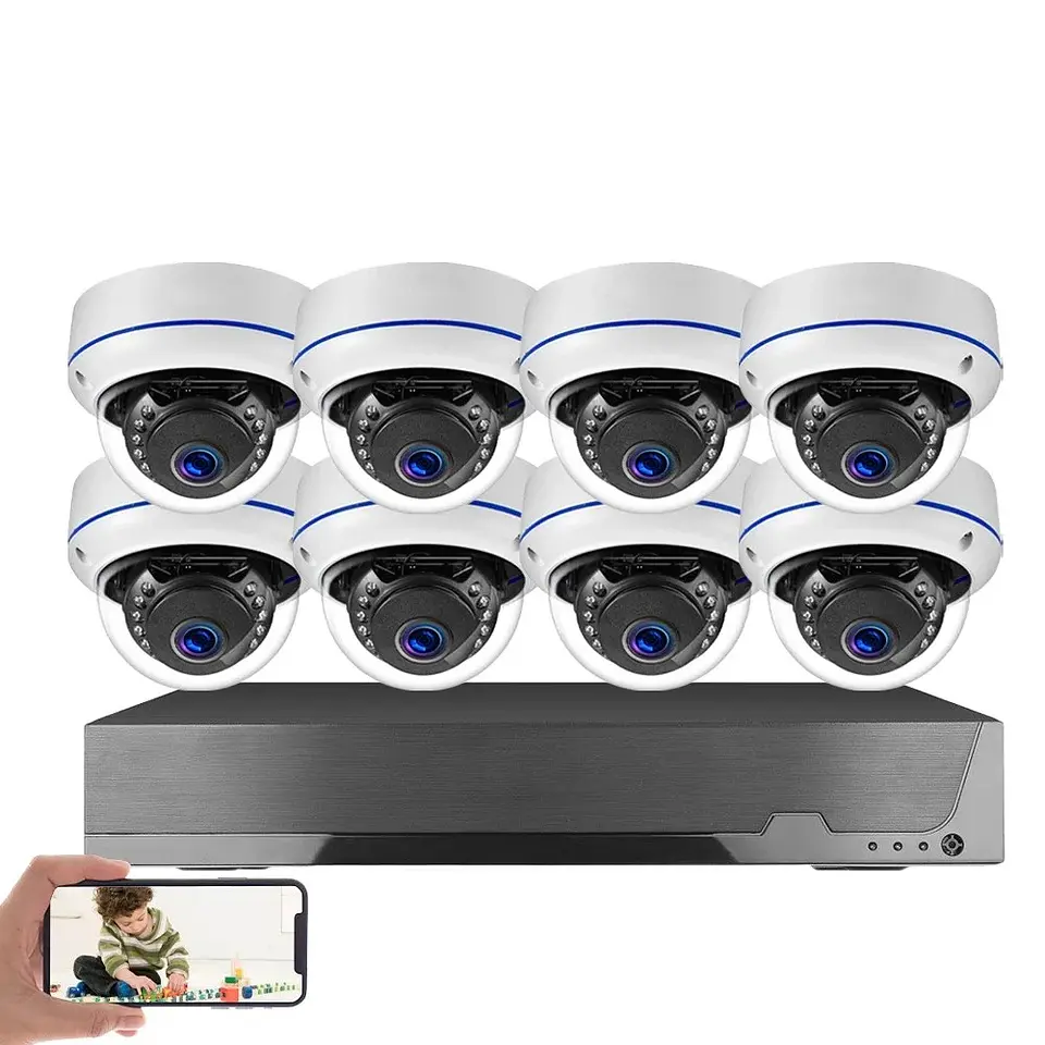 Kit de cámaras de seguridad POE 4K 8MP 10