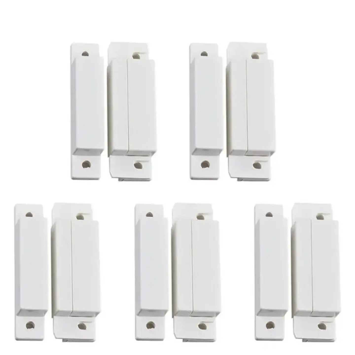 Sensor Magnético Puerta y Ventana Alámbrico - Pack 5 Unidades 1