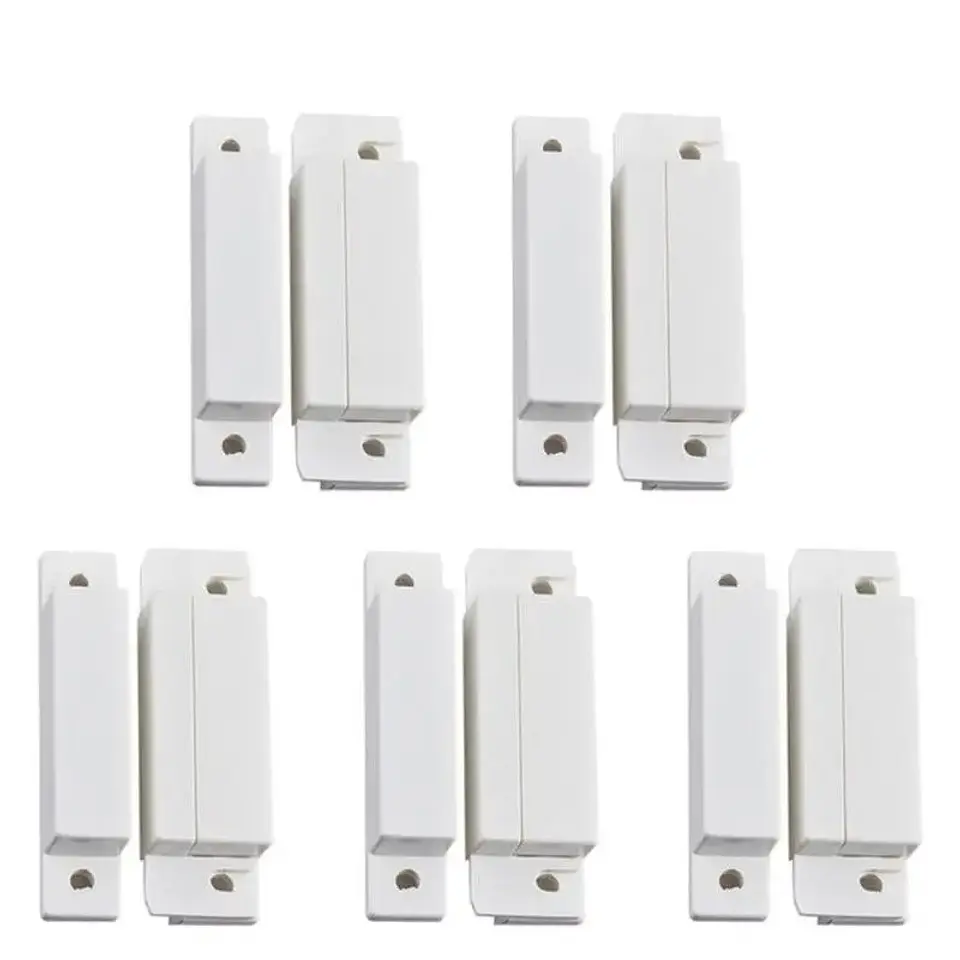 Sensor Magnético Puerta y Ventana Alámbrico - Pack 5 Unidades 1