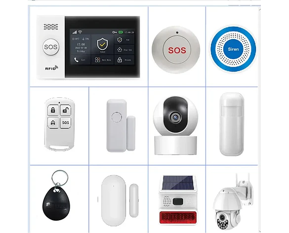 Sistema de Alarma 4G + WiFi Tuya PGST PG-107 Inalámbrico con App y Alexa