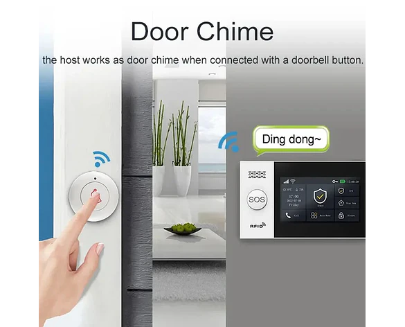 Sistema de Alarma 4G + WiFi Tuya PGST PG-107 Inalámbrico con App y Alexa