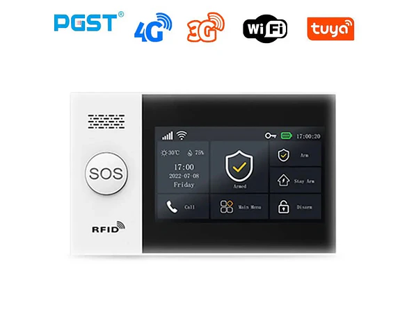 Sistema de Alarma 4G + WiFi Tuya PGST PG-107 Inalámbrico con App y Alexa
