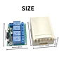 Interruptor de Control Remoto Inalámbrico 4 Canales RF 433MHz AC 85-256V 10A - Miniatura 6
