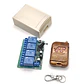 Interruptor de Control Remoto Inalámbrico 4 Canales RF 433MHz AC 85-256V 10A - Miniatura 12