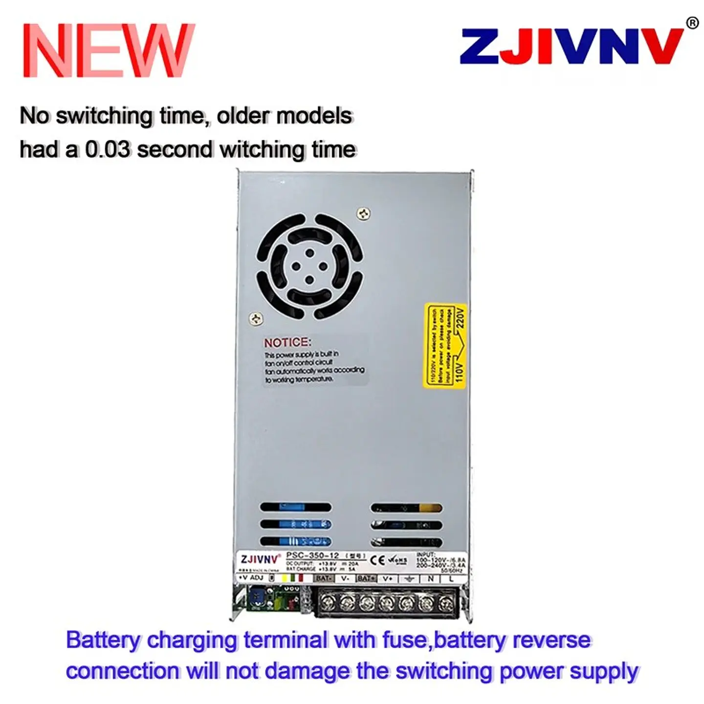 Fuente de alimentación conmutada 350W 12V 24V 1