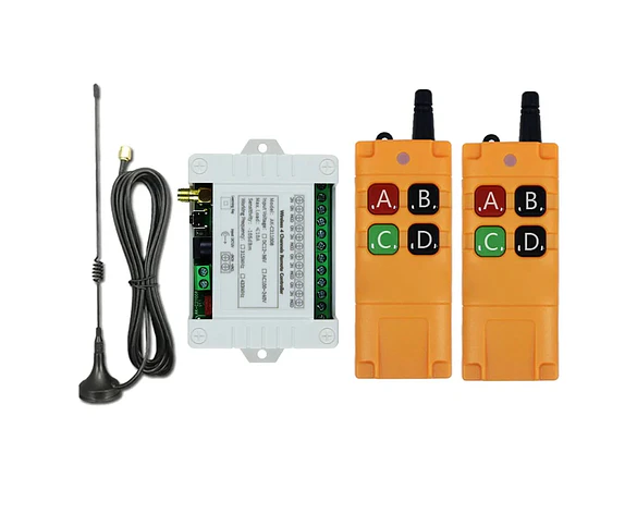 Interruptor remoto inalámbrico 4CH 433MHz