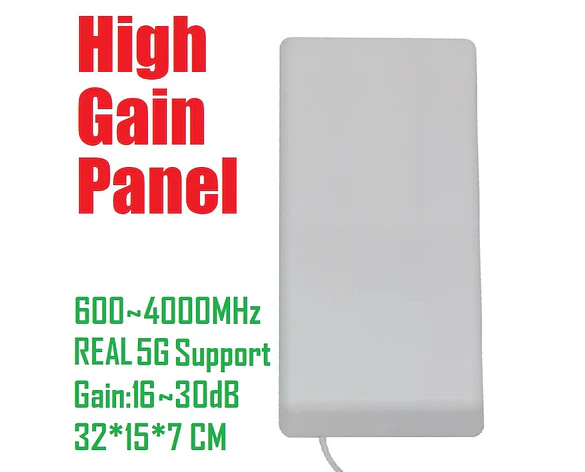 Antena Panel Direccional 600MHz a 4000MHz