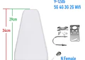 Antena Panel Direccional 600MHz a 4000MHz