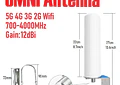 Antena Panel Direccional 600MHz a 4000MHz