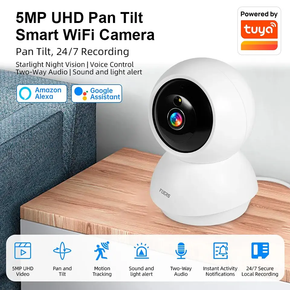Cámara WiFi 5MP para Vigilancia Interior 2