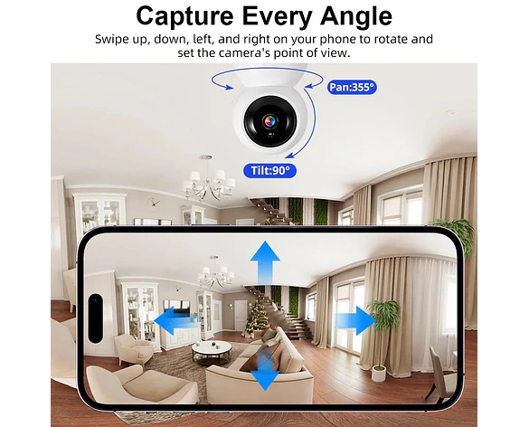 Cámara WiFi 5MP para Vigilancia Interior