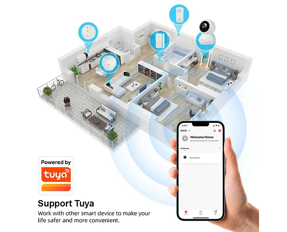 Cámara WiFi 5MP para Vigilancia Interior