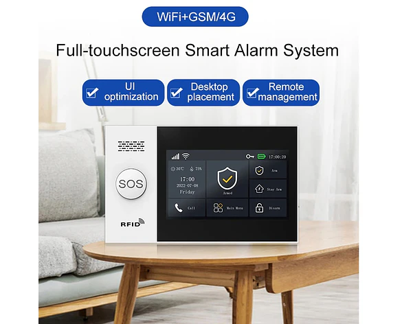 Sistema de alarma antirrobo para hogar inalámbrico