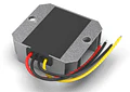 Convertidor de voltaje de 12VDC a 15VDC potente y resistente al agua aluminio hasta 75W