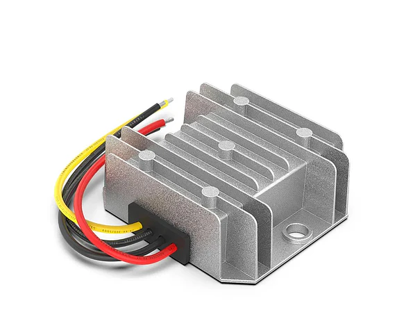Convertidor de voltaje de 12VDC a 15VDC potente y resistente al agua aluminio hasta 75W