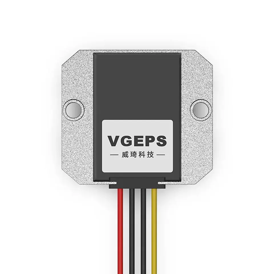 Convertidor de voltaje de 12VDC a 15VDC potente y resistente al agua aluminio hasta 75W 3