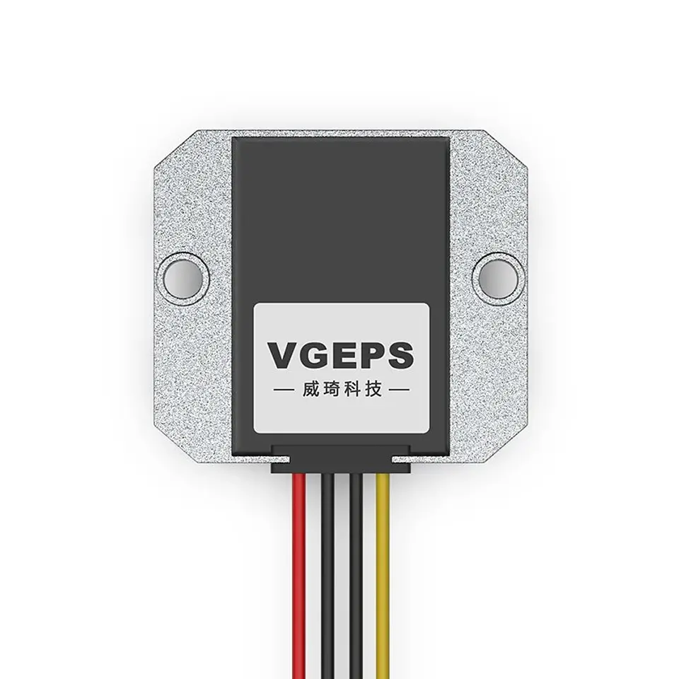 Convertidor de voltaje de 12VDC a 15VDC potente y resistente al agua aluminio hasta 75W 7