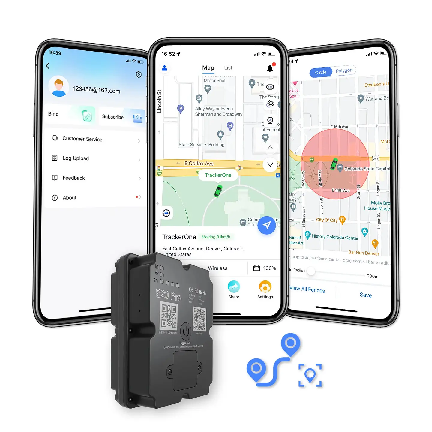 Rastreador GPS 4G WanWayTech S20 Pro - Batería 7500mAh, Tiempo Real e Historial 1