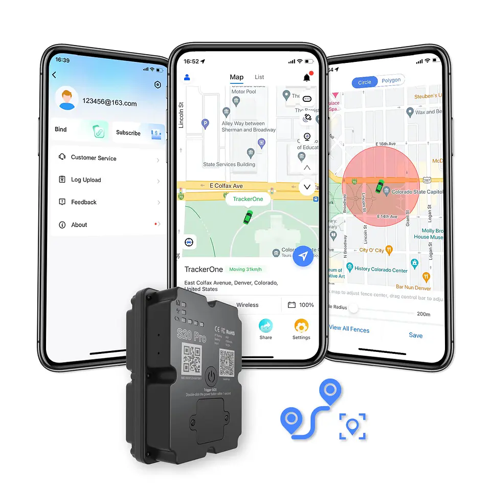 Rastreador GPS 4G WanWayTech S20 Pro - Batería 7500mAh, Tiempo Real e Historial 1