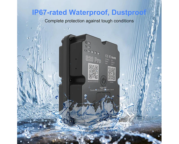 Rastreador GPS 4G WanWayTech S20 Pro - Batería 7500mAh, Tiempo Real e Historial