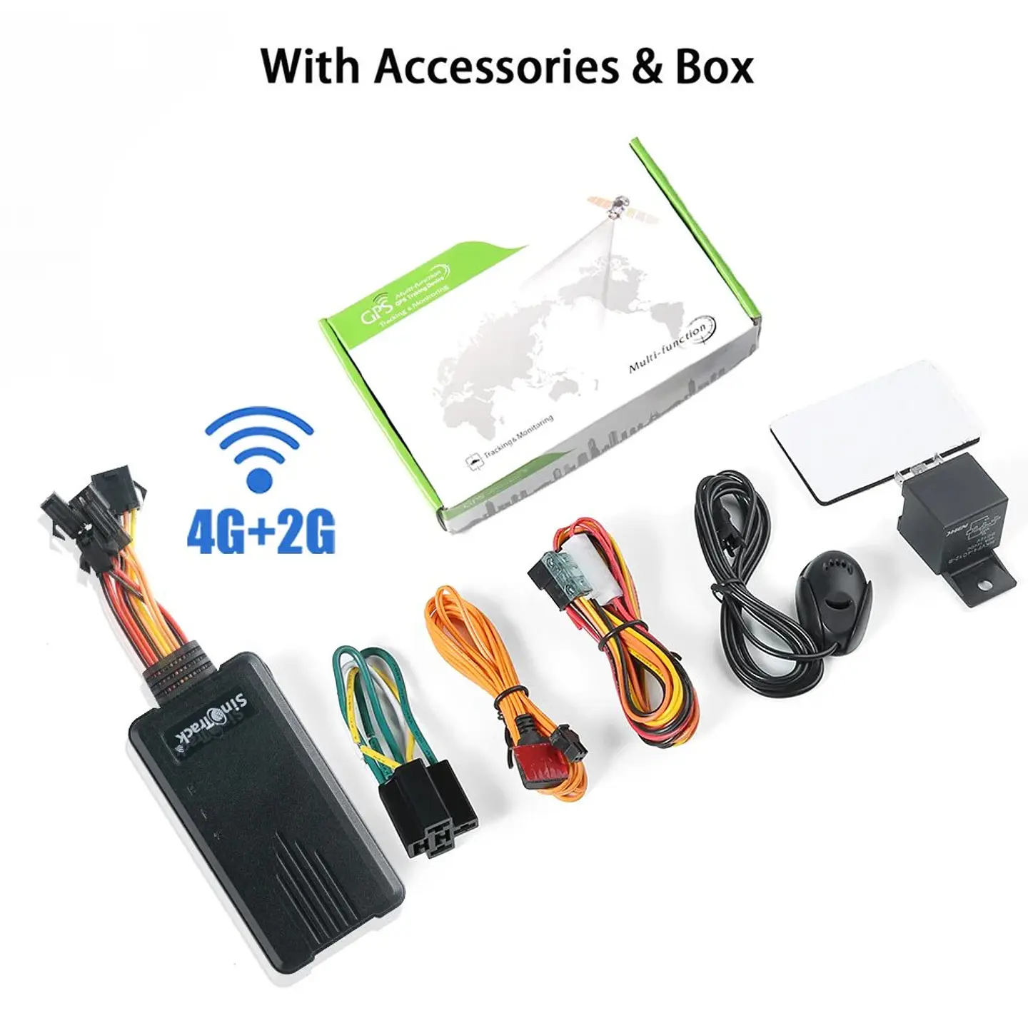 Rastreador GPS 4G SinoTrack ST-906L - Corte de Combustible/Energía y App Gratis 4