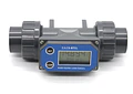 Medidor de Flujo Digital PVC Tipo Turbina DN15-DN80 - Pantalla LCD y Salida NPN
