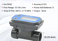 Medidor de Flujo Digital PVC Tipo Turbina DN15-DN80 - Pantalla LCD y Salida NPN