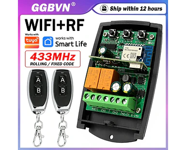 Módulo interruptor inteligente WiFi 433MHz