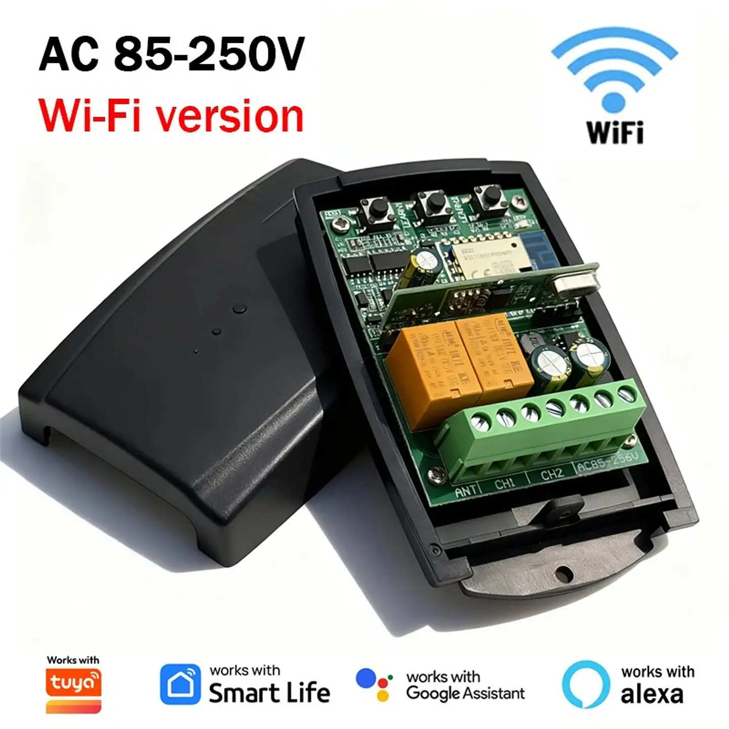 Módulo interruptor inteligente WiFi 433MHz 9
