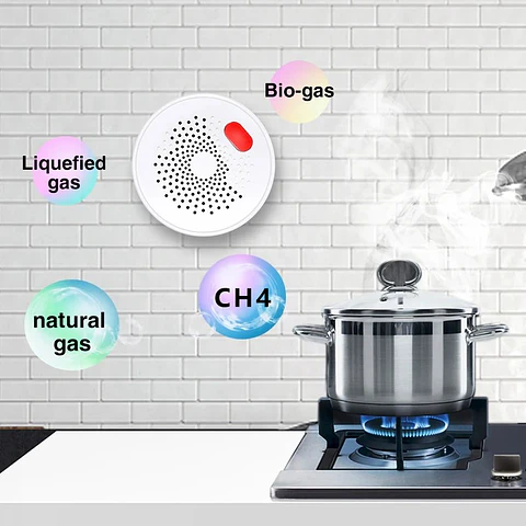Sensor inteligente de gas natural Zigbee para hogar