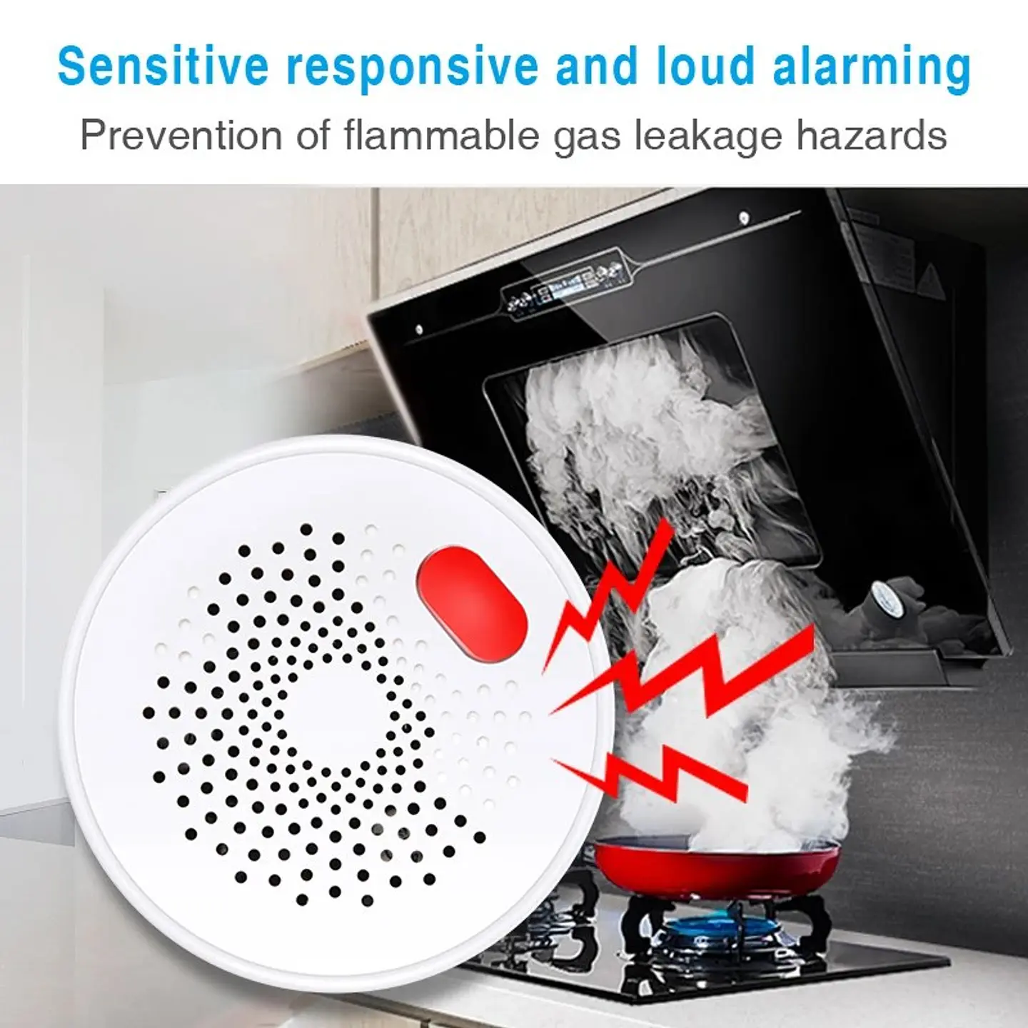 Sensor inteligente de gas natural Zigbee para hogar 3