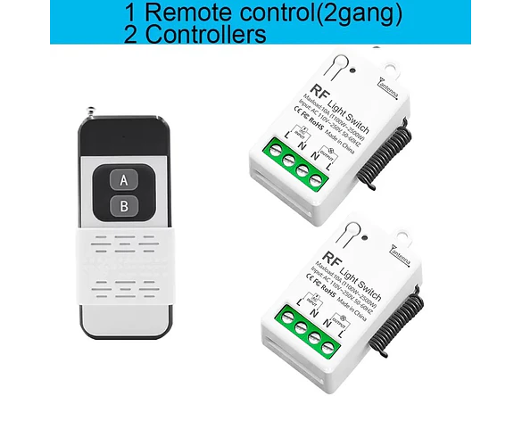 Interruptor Control Remoto Inalámbrico 433Mhz