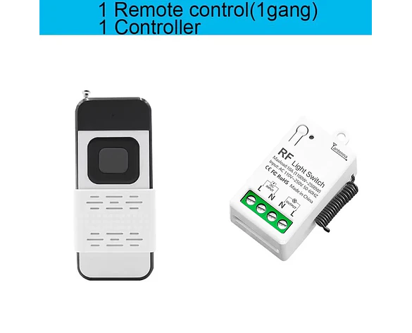 Interruptor Control Remoto Inalámbrico 433Mhz