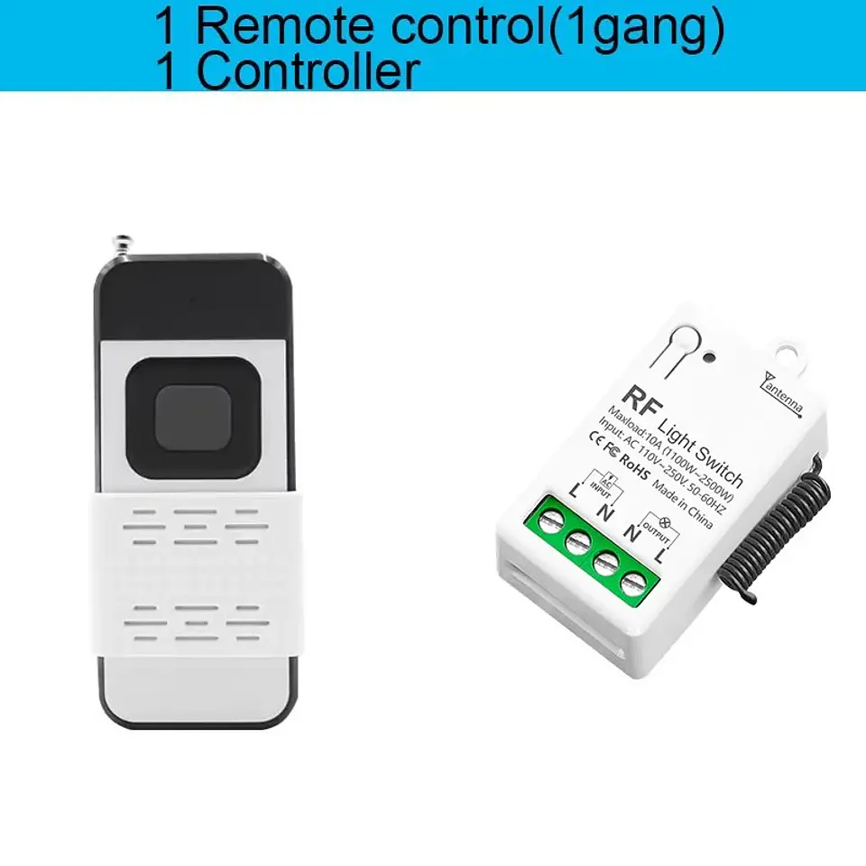 Interruptor Control Remoto Inalámbrico 433Mhz 12