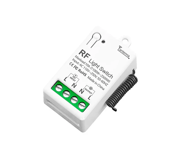 Interruptor Control Remoto Inalámbrico 433Mhz