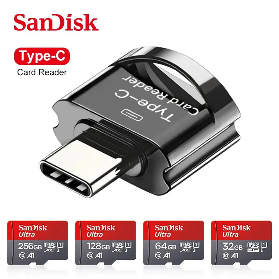 Tarjeta Micro-SD 64GB para teléfonos y cámaras 3