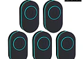 Botón de timbre inalámbrico impermeable 433MHz