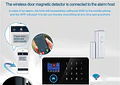 Sensor de puerta y ventana inalámbrico 433MHz
