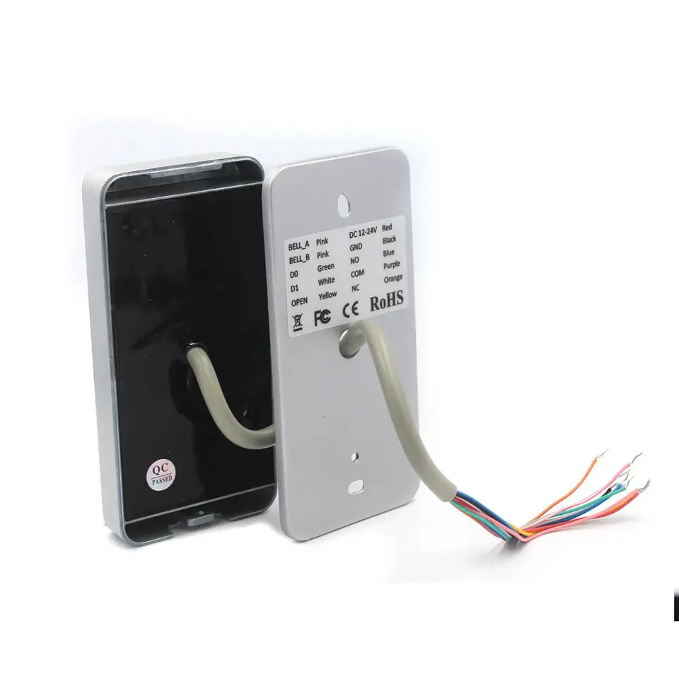 Sistema Control Acceso Teclado Metal RFID IP67 5