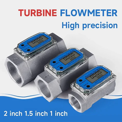 Medidor de Flujo Digital para Gasolina y Agua
